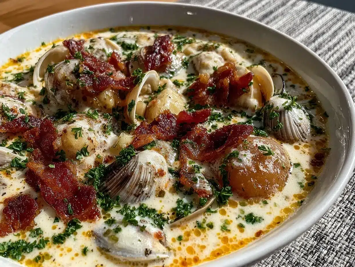 slow cooker clam chowder preparation steps