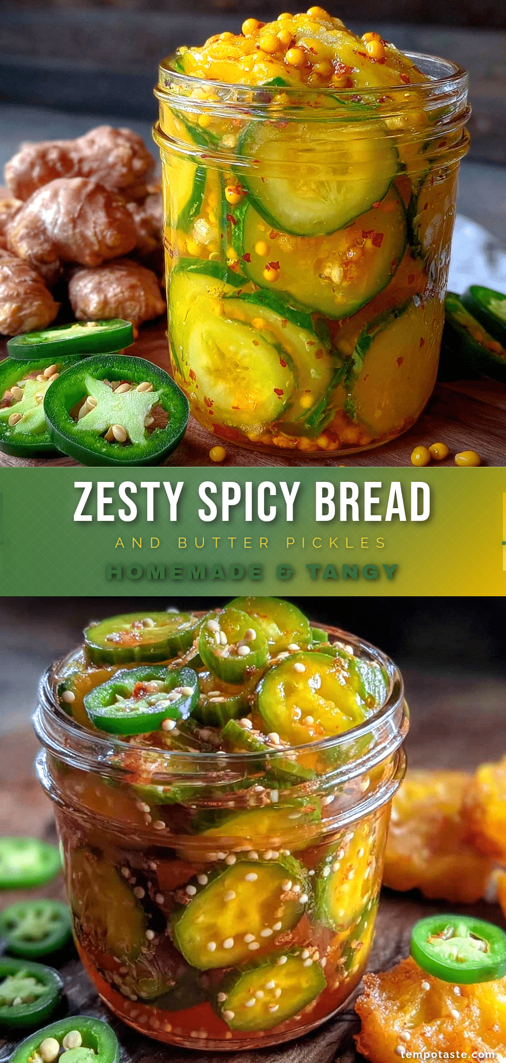 spicy bread and butter jalapeño refrigerator pickles recipe