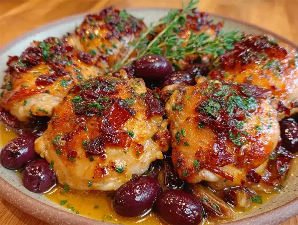 tender crockpot chicken thighs - featured image
