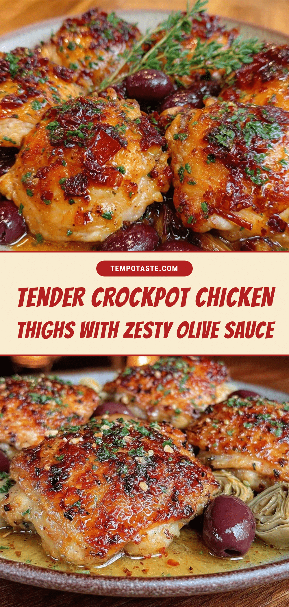 tender crockpot chicken thighs recipe
