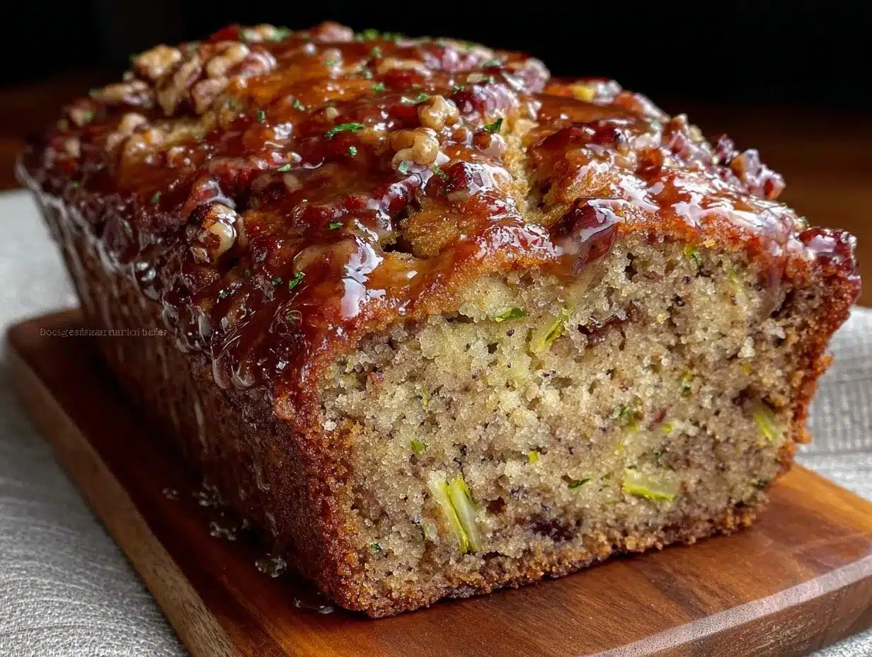 zucchini banana bread preparation steps