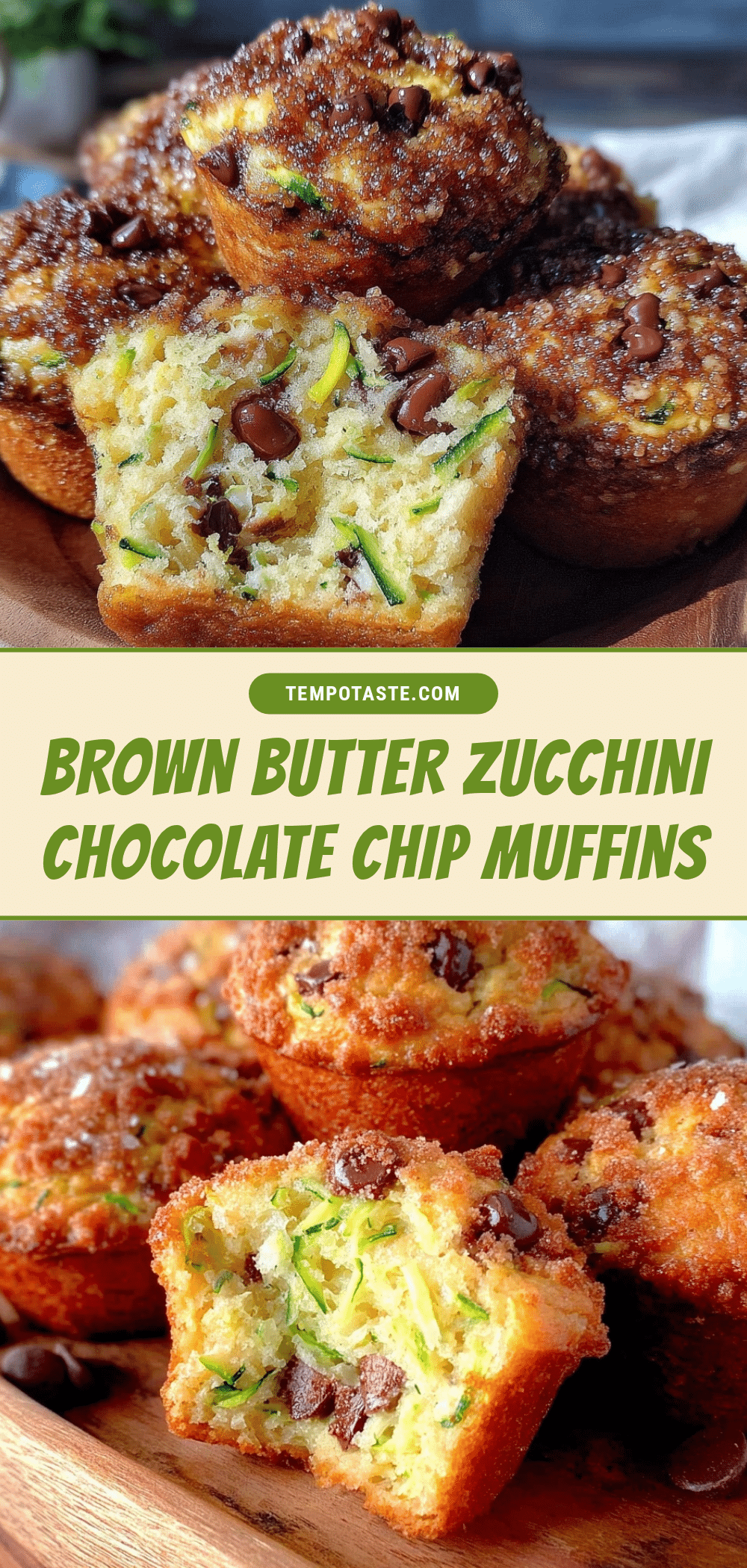 zucchini chocolate chip muffins recipe