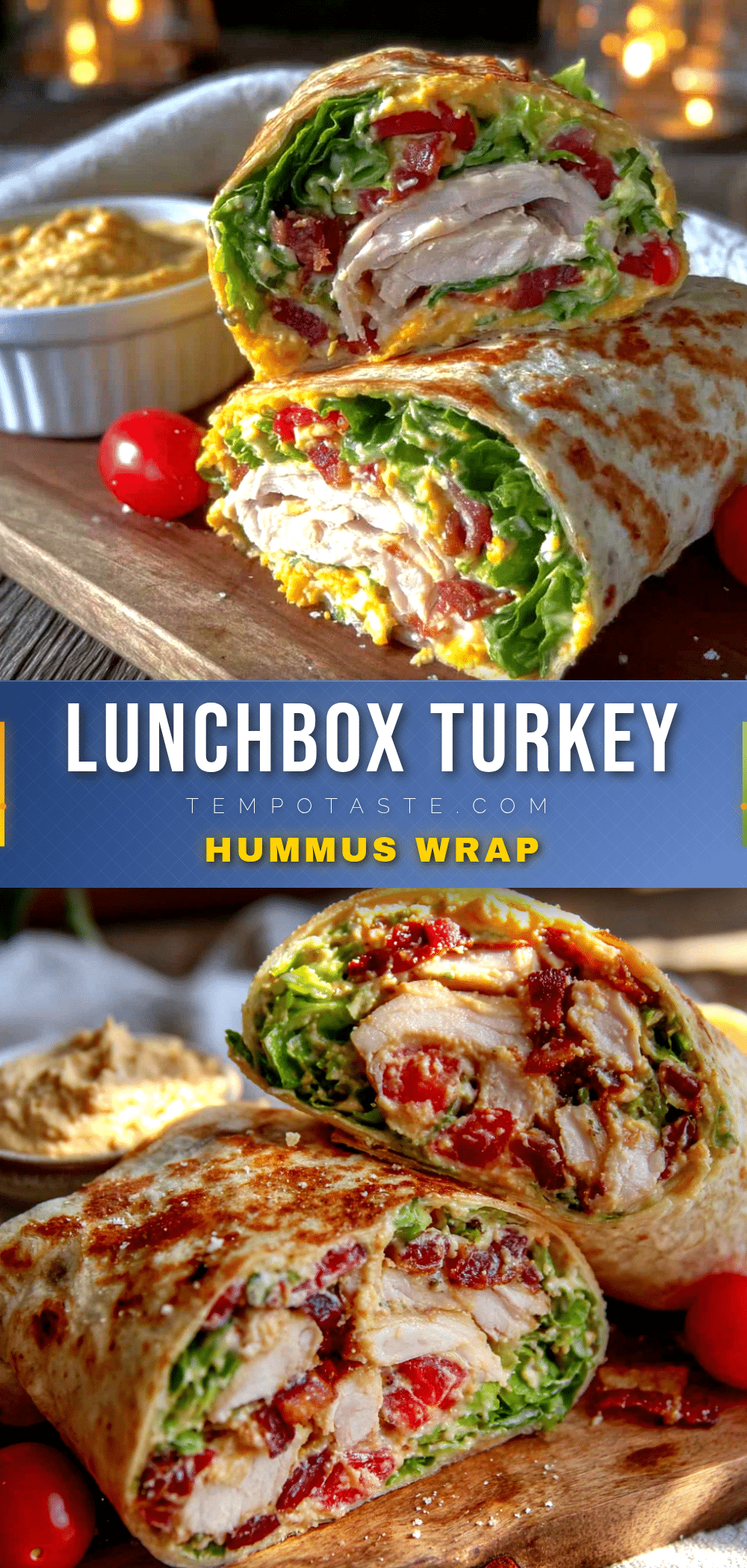 turkey and hummus wrap recipe